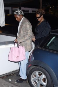 Rihanna and ASAP Rocky head to Carbone restaurant in NYC for his 35th birthday