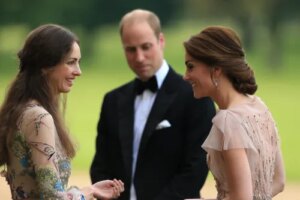 Rose Hanbury, Prince William, and Kate Middleton in 2016