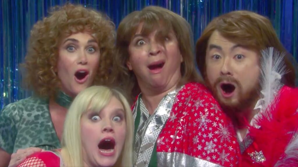 SNL Spoofs ABBA in Sketch Starring Kate McKinnon, Kristen Wiig, and
