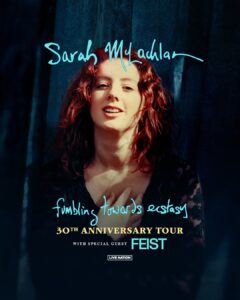 Sarah McLachlan tour poster