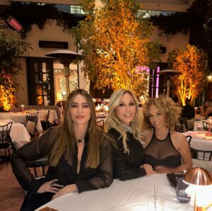 America's Got Talent host Sofia Vergara took to her Instagram with a series of snaps posing with friends at a birthday dinner