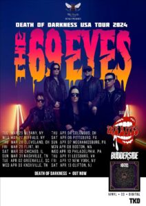 THE 69 EYES Announce March/April 2024 U.S. Tour
