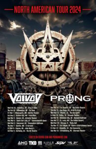 VOIVOD And PRONG Announce February/March 2024 North American Co-Headline Tour