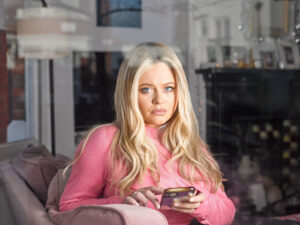 Emily Atack is known for playing Charlotte Hinchcliffe in the award-winning E4 series, The Inbetweeners from 2008 to 2010.