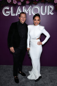 Drew Butler and Robin Arzón attend Glamour Celebrates 2021 Women of the Year Awards on November 08, 2021, in New York City