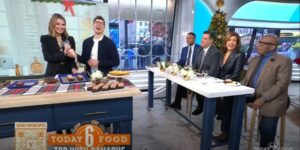 Savannah Guthrie hosted a holiday dessert segment on the Today show on Thursday