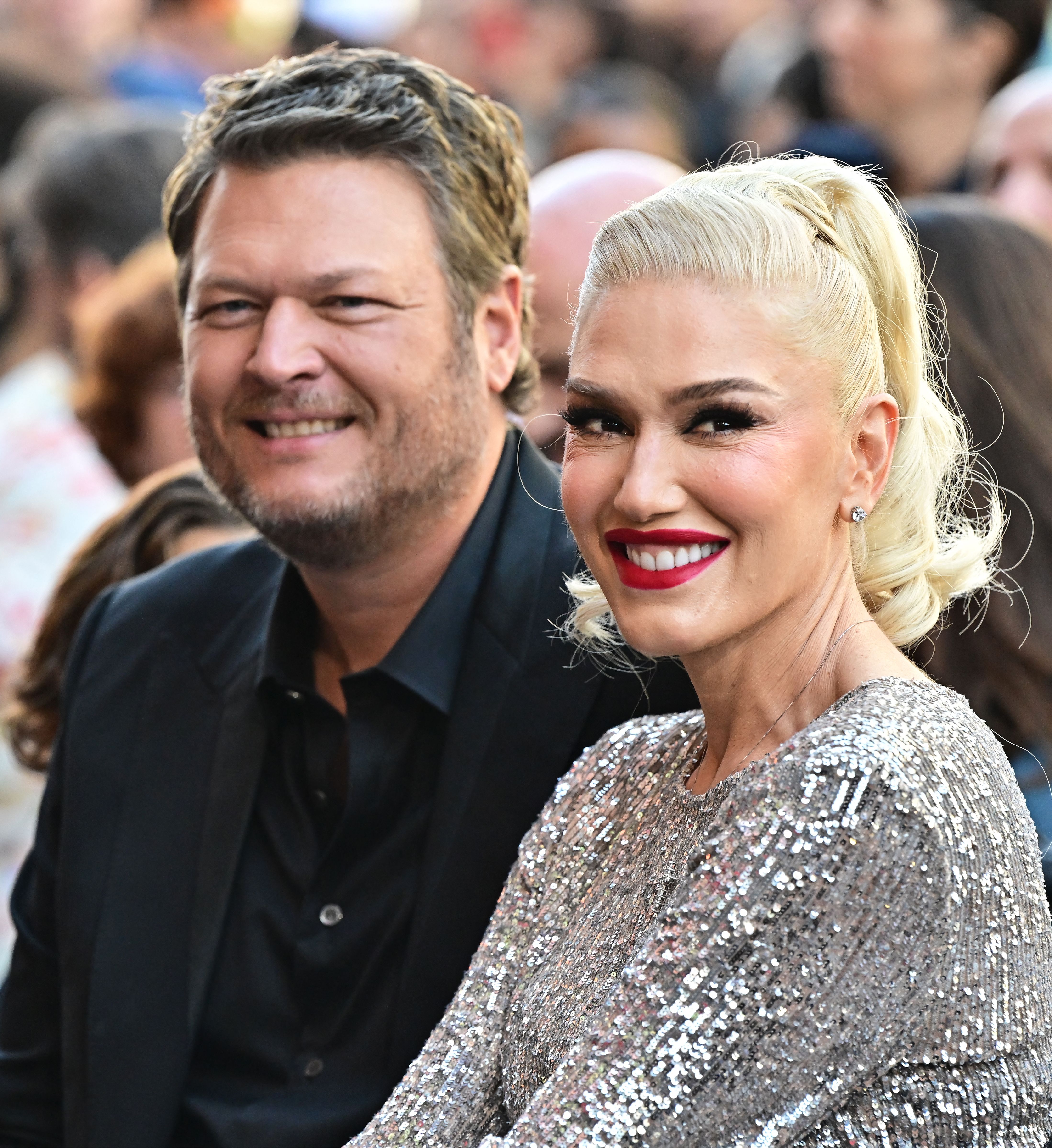 Blake and Gwen pictured at an event in October 2023
