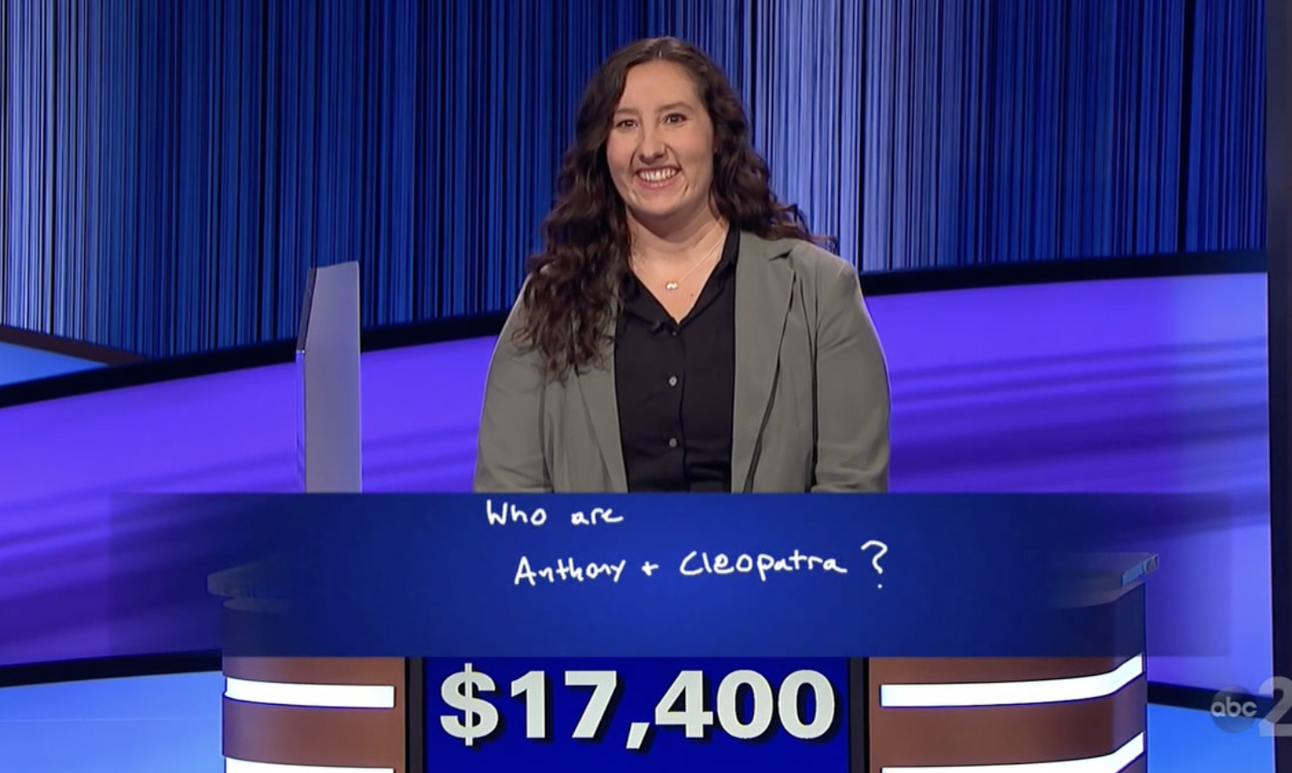 Xanni Brown won the game with 'Anthony' instead of 'Antony'