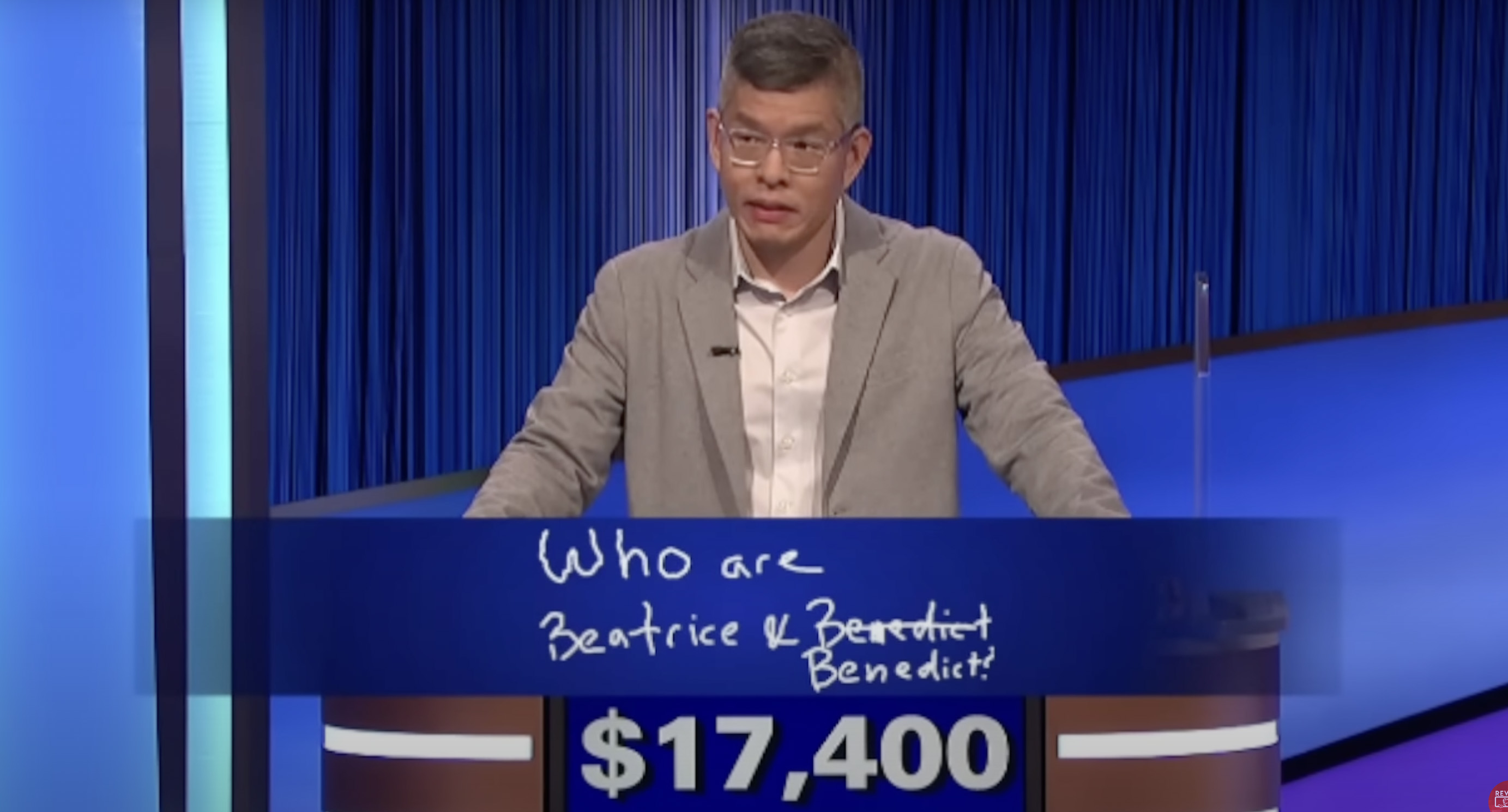 Jeopardy! fans are touchy about spelling rulings ever since Ben Chan lost with 'Benedict' instead of 'Benedick'