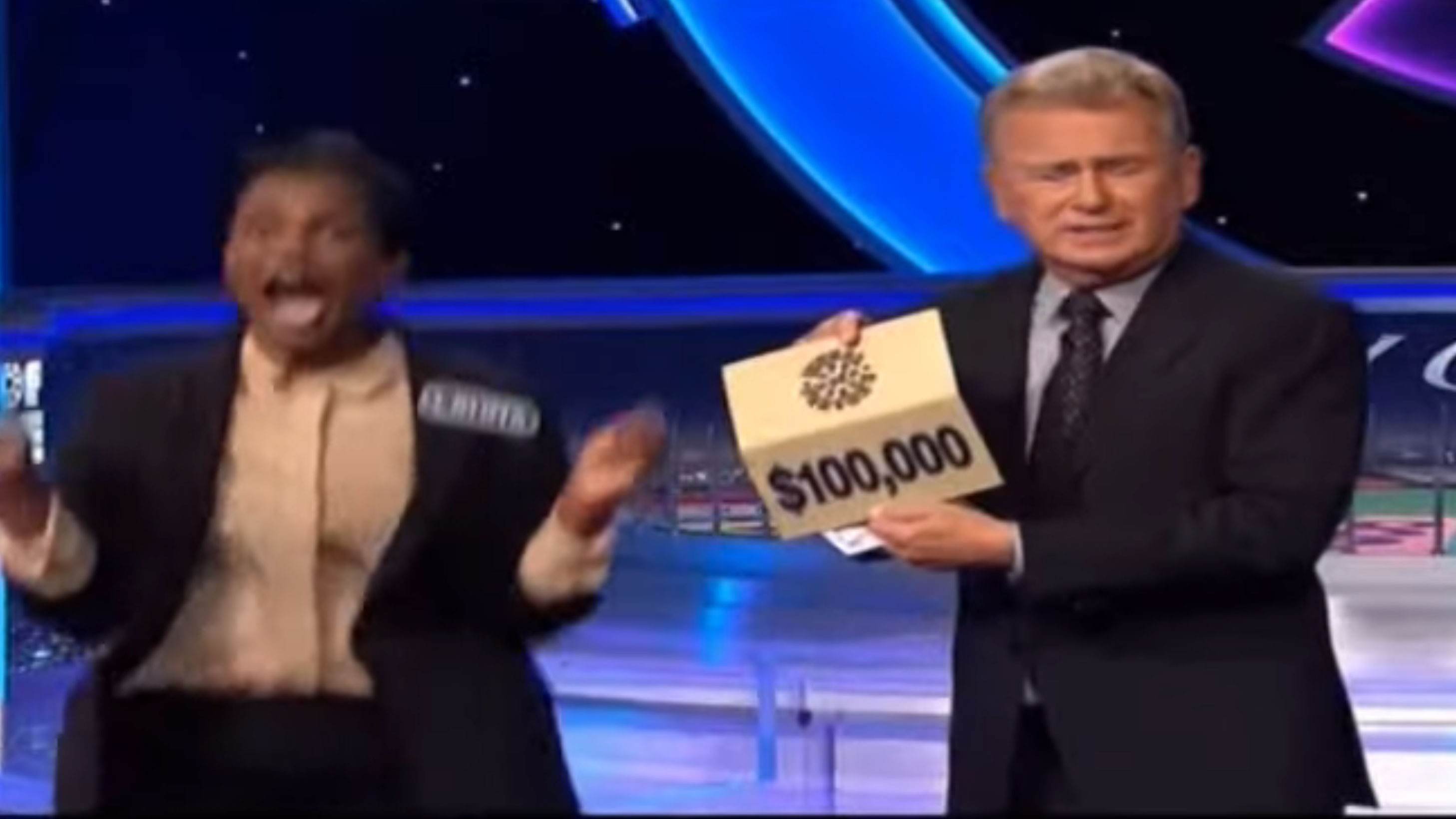 The host then revealed her tremendous payday and her reaction was priceless
