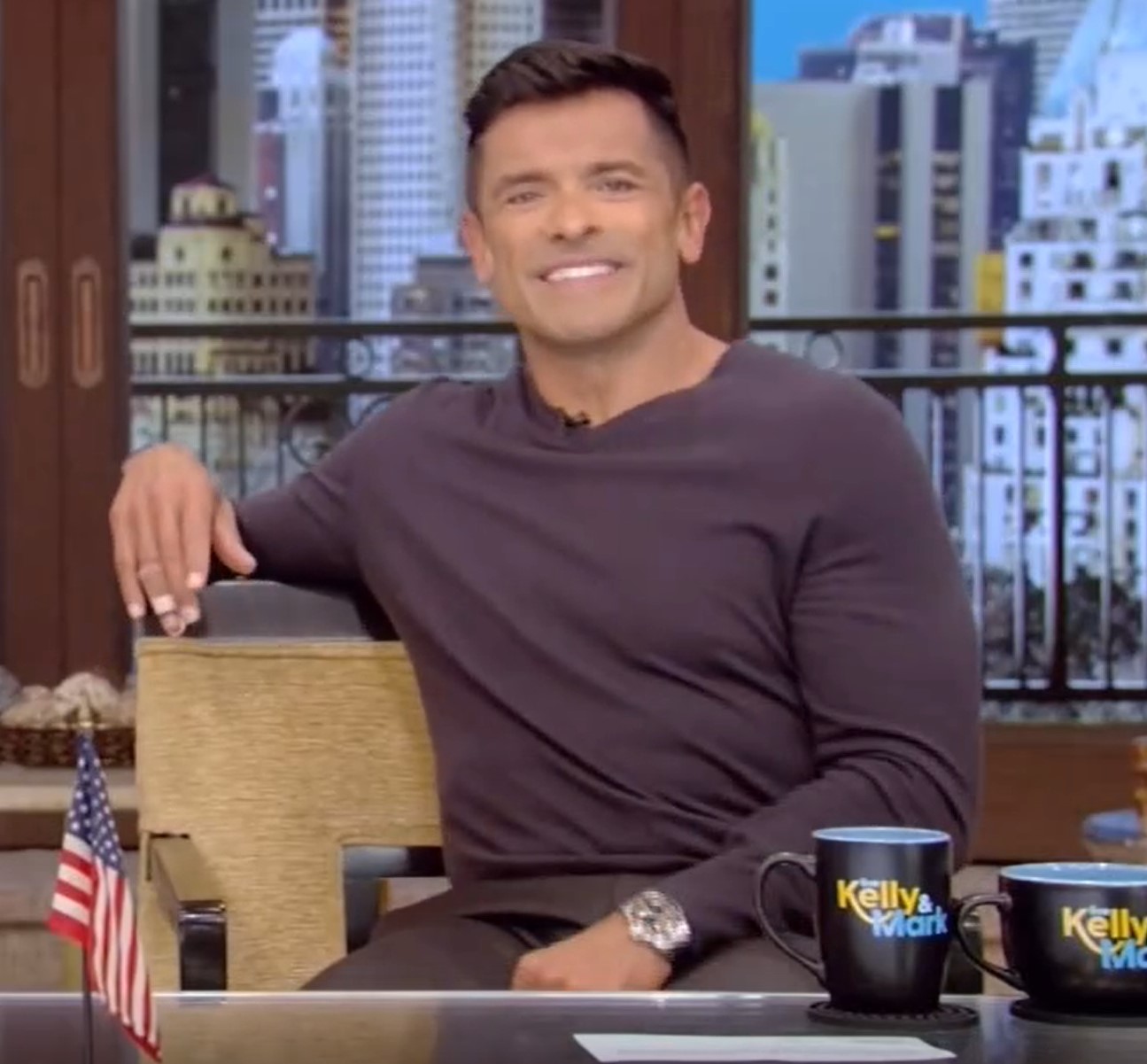While discussing various topics, Mark Consuelos read an article about adults living with their parents