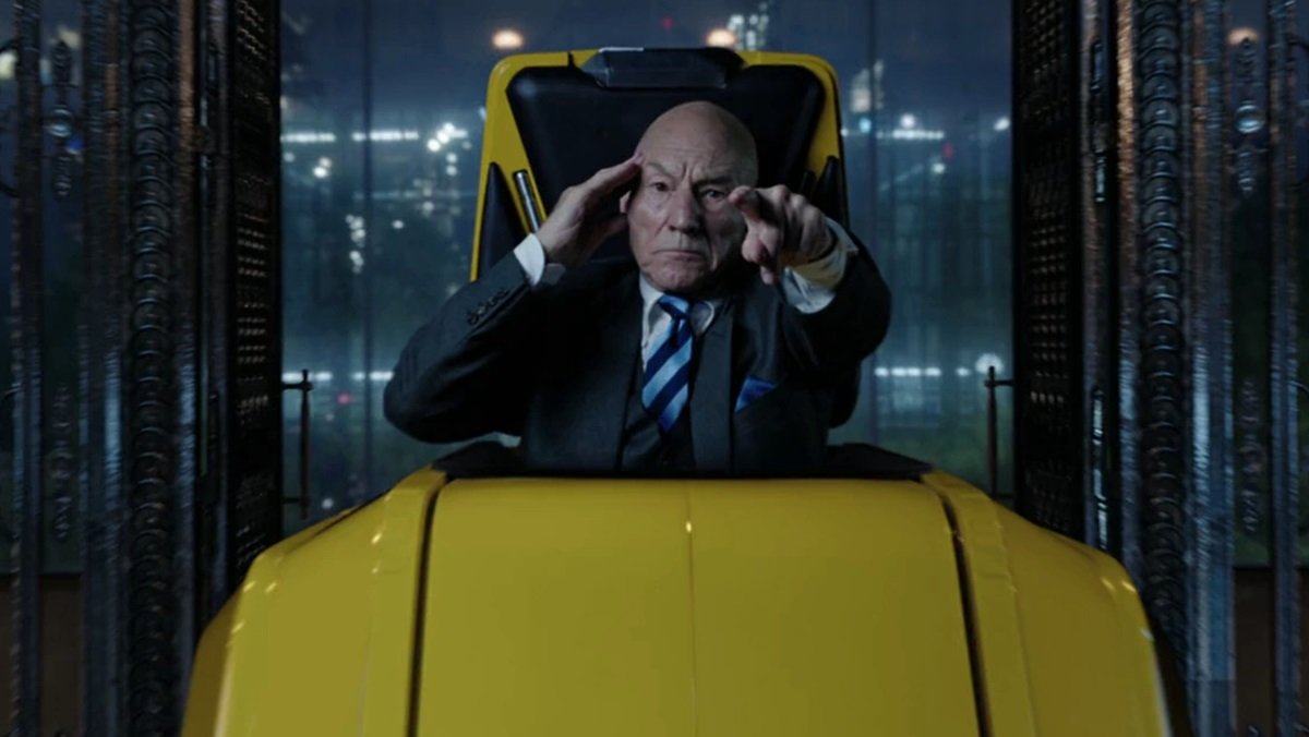 Patrick Stewart as the Professor Charles Xavier of Earth-838 in Doctor Strange in the Multiverse of Madness.