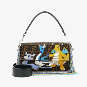 Pokemon Fendi collaboration collection dragonite dratini dragonair beaded bag
