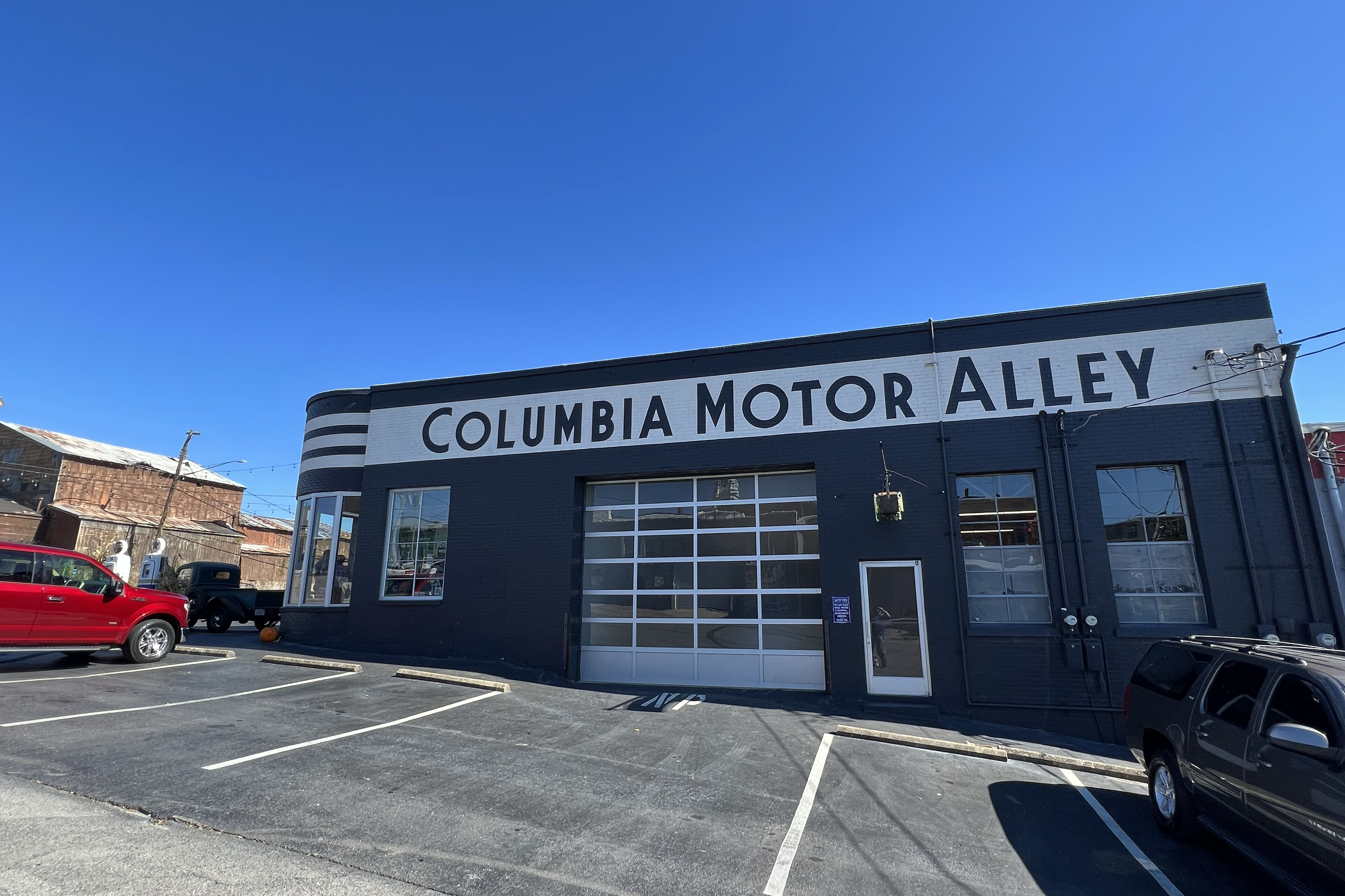 Mike owns Columbia Motor Alley, a former Chevrolet dealership
