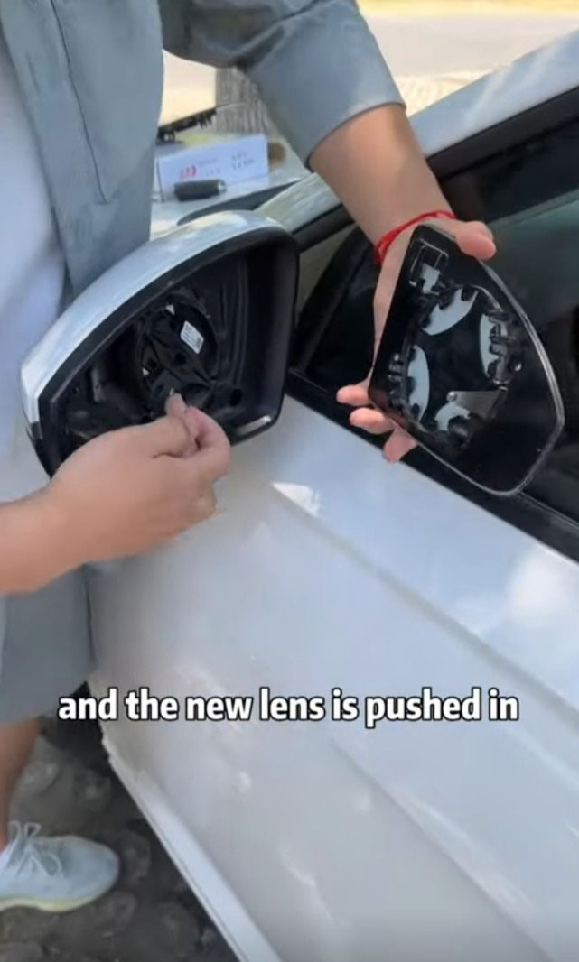The Volkswagen has a socket that the glass component can plug into, but not all cars have that feature