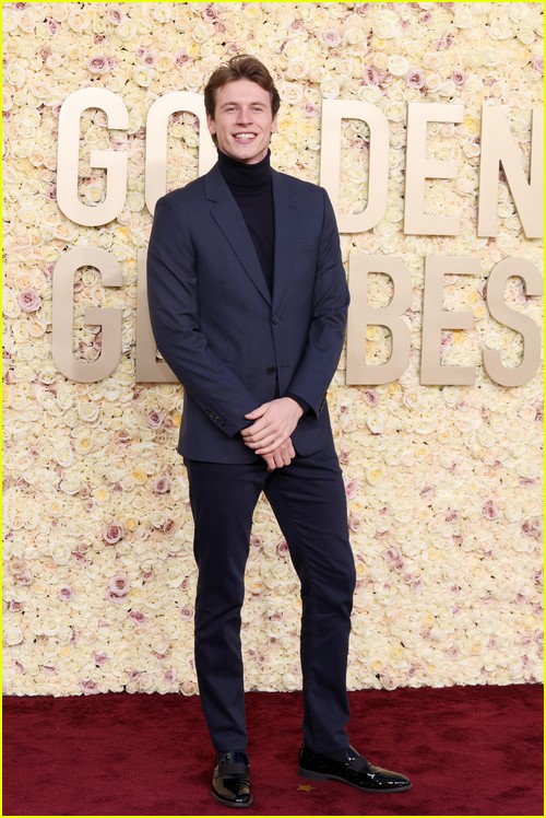 TikTok star Josh Brubaker at the Golden Globes 2024