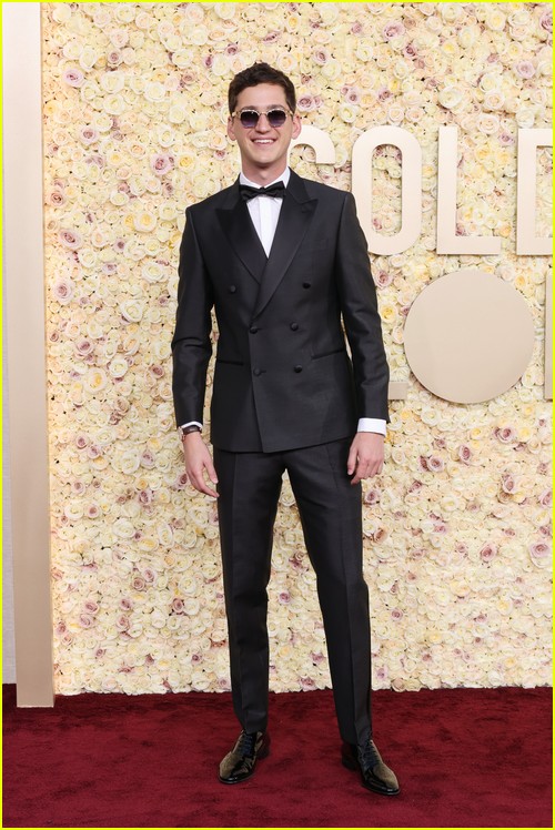 Stand-up comedian Matt Friend at the Golden Globes 2024