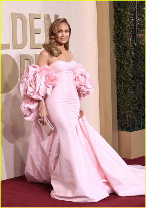 Jennifer Lopez at the Golden Globes 2024