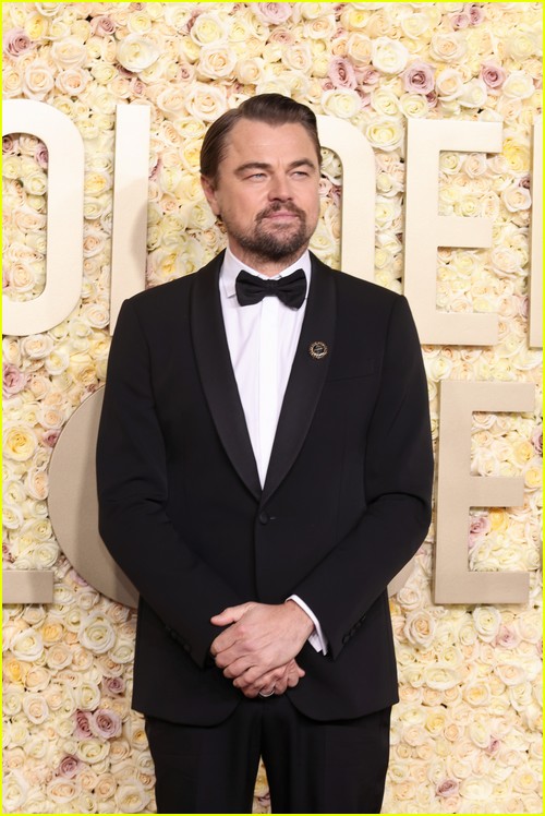 Killers of the Flower Moon’s Leonardo DiCaprio at the Golden Globes 2024