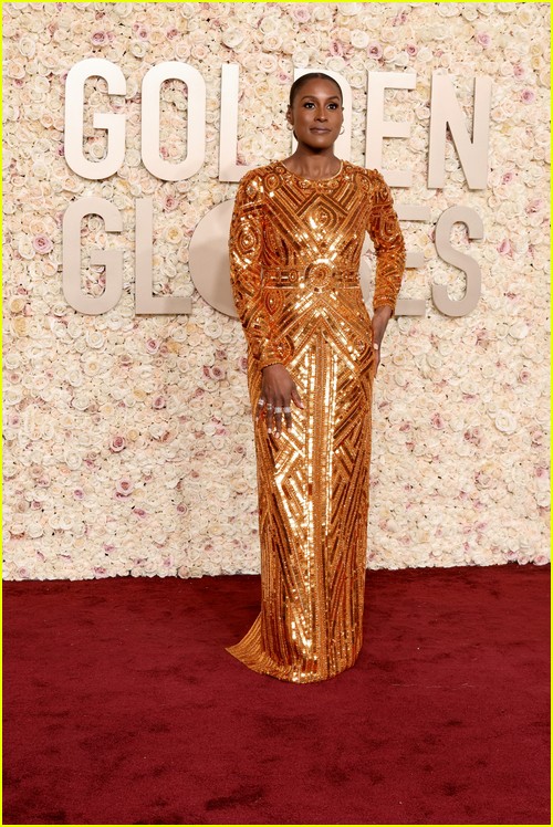 Barbie’s Issa Rae at the Golden Globes 2024