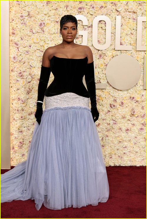 The Color Purple’s Fantasia Barrino at the Golden Globes 2024