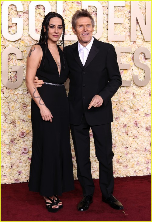 Poor Things’ Willem Dafoe at the Golden Globes 2024