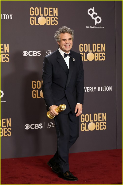 Poor Things’ Mark Ruffalo at the Golden Globes 2024