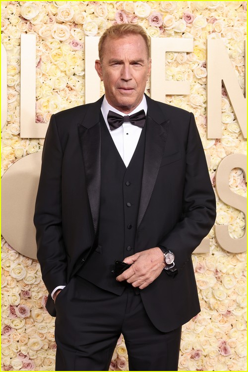 Yellowstone’s Kevin Costner at the Golden Globes 2024