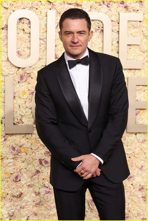 Orlando Bloom at the Golden Globes 2024