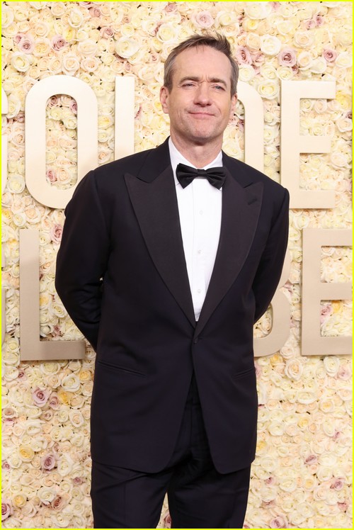 Succession’s Matthew Macfadyen at the Golden Globes 2024