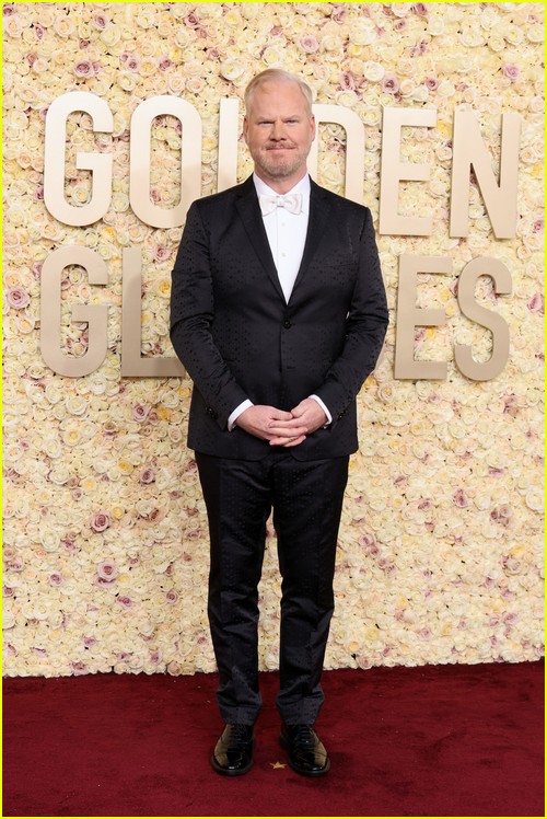 Comedian Jim Gaffigan at the Golden Globes 2024