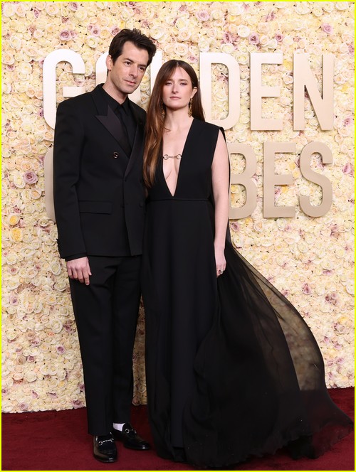 Mark Ronson and Grace Gummer at the Golden Globes 2024