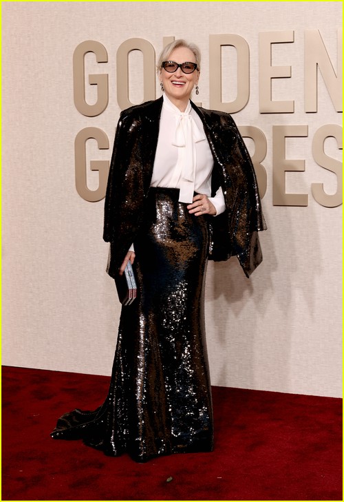 Only Murders in the Building’s Meryl Streep at the Golden Globes 2024