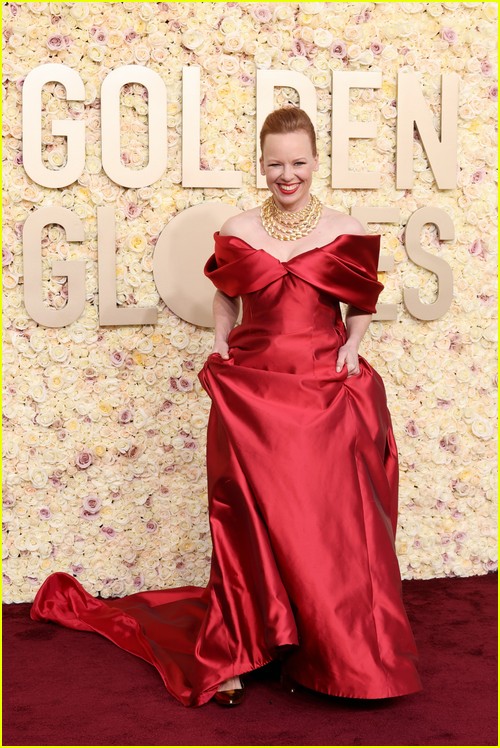 Fallen Leaves’ Alma Poysti at the Golden Globes 2024