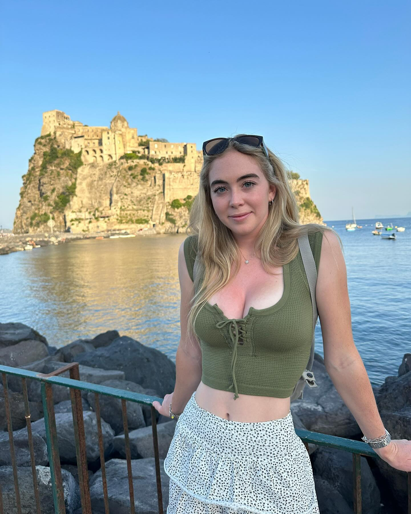 She enjoyed a long vacation in Italy late last year