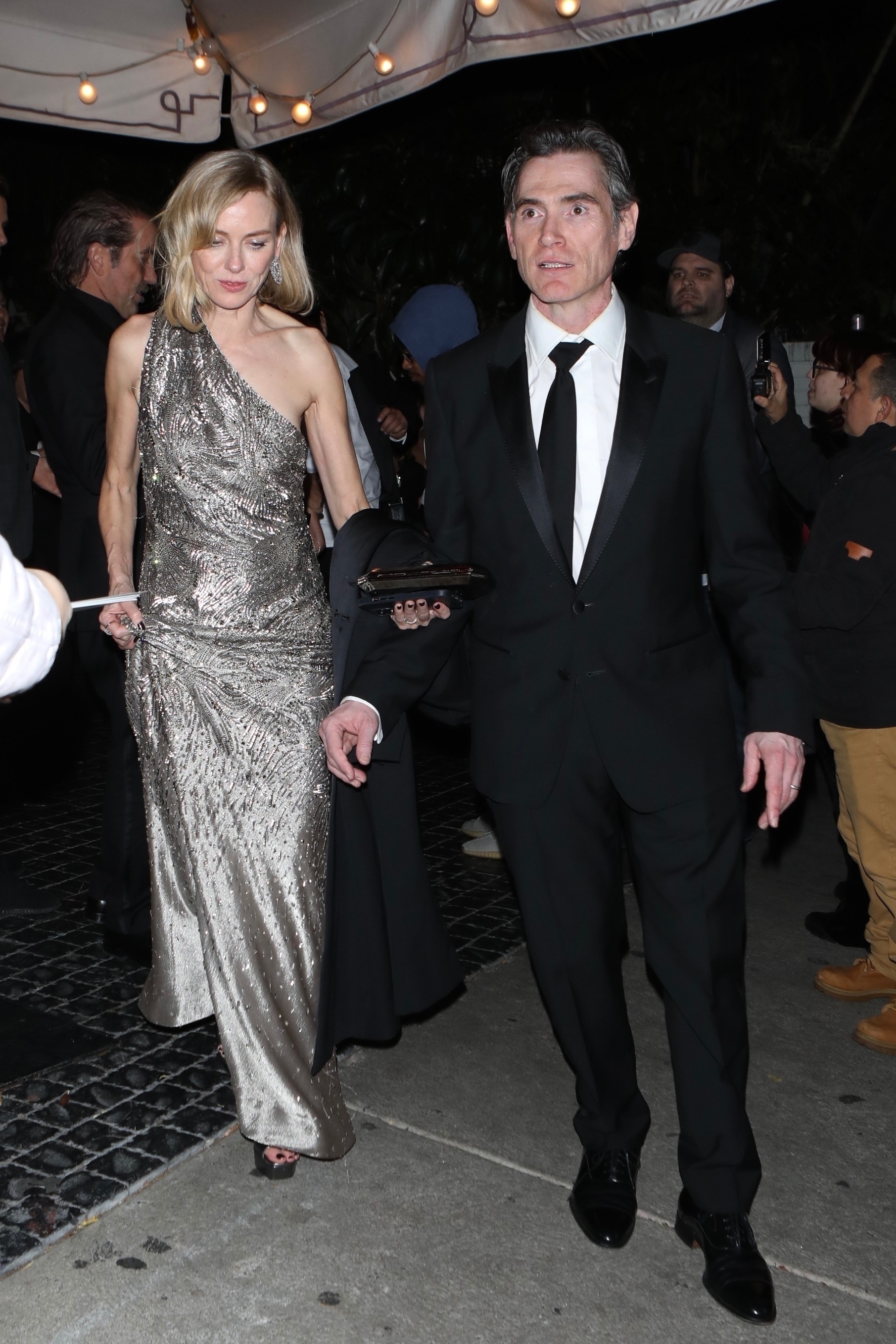 Naomi Watts left the party during the early hours