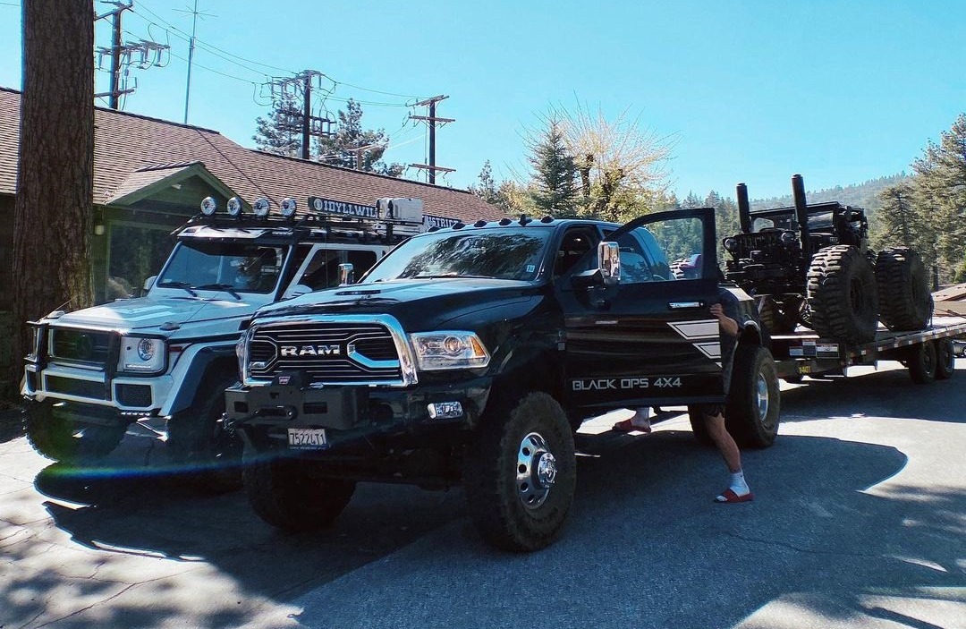 Favoured by the American Army Services and Jake Paul, the Dodge Ram is another favourite truck of the social media influencer