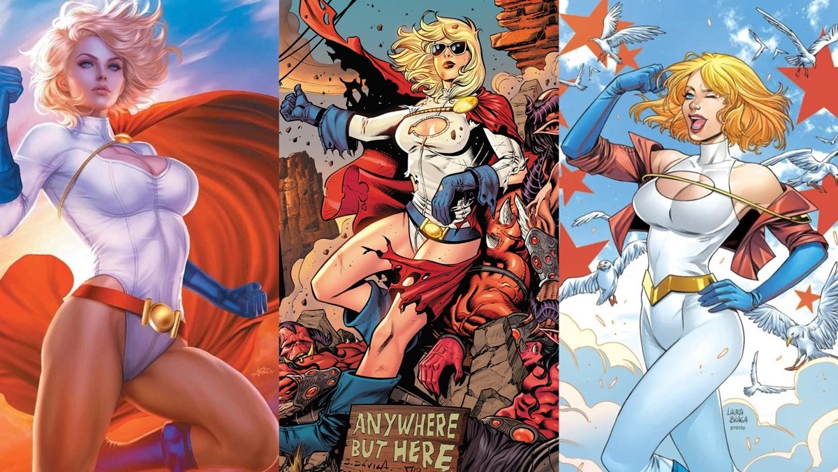 Power Girl, DC Comics' second most famous female Kryptonian heroine.