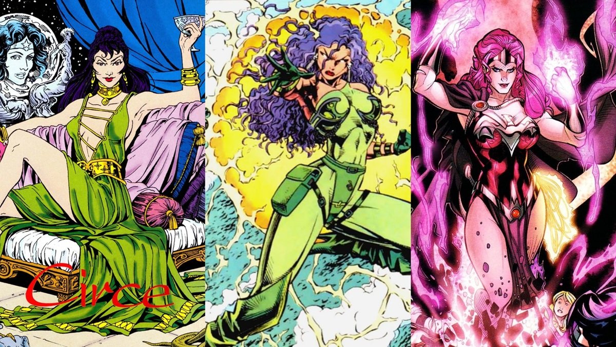 Circe, DC Comics' magically powered Wonder Woman foe. 
