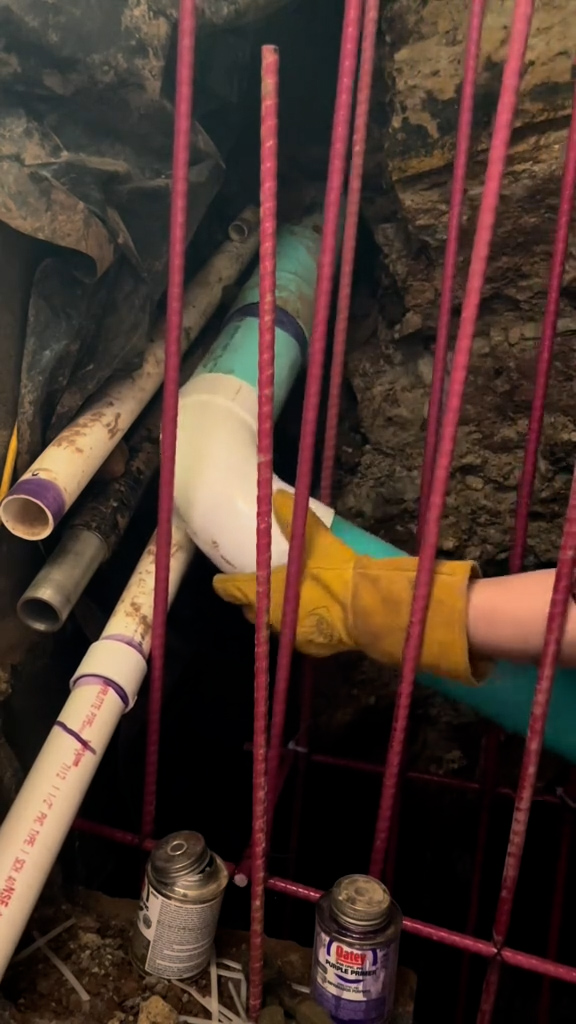 Kala has spent around $50,000 excavating her tunnel