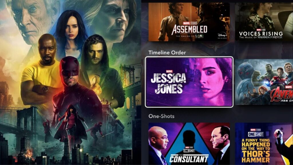 Netflix Marvel Defender Series including Daredevil and Jessica Jones join official MCU Canon timeline on Disney+