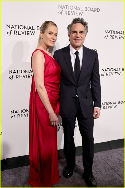 Poor Things’ Mark Ruffalo and wife Sunrise Coigney at the National Board of Review Awards