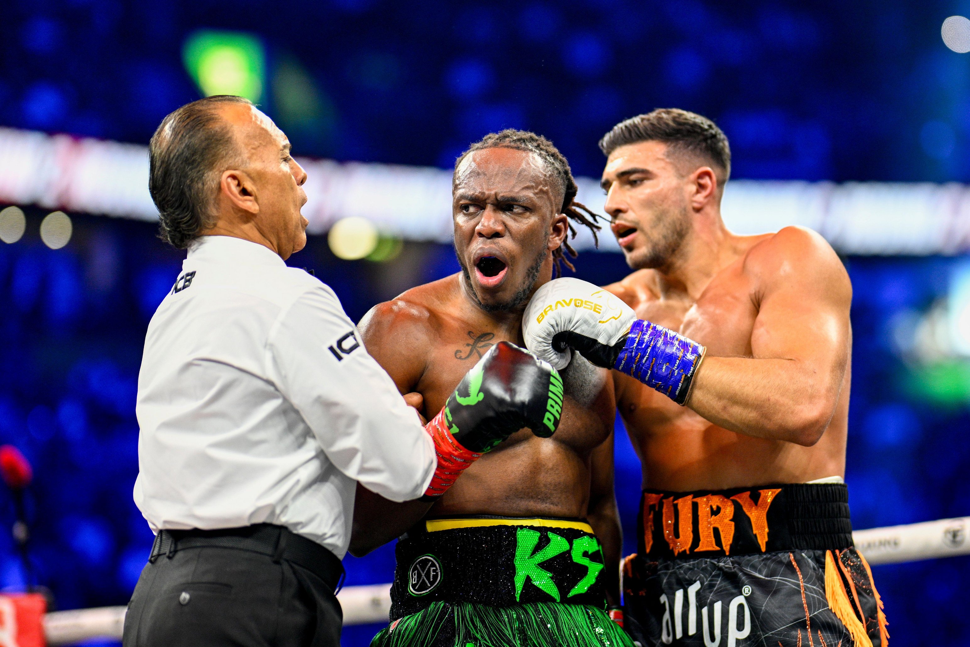 KSI was controversially beaten by Tommy Fury