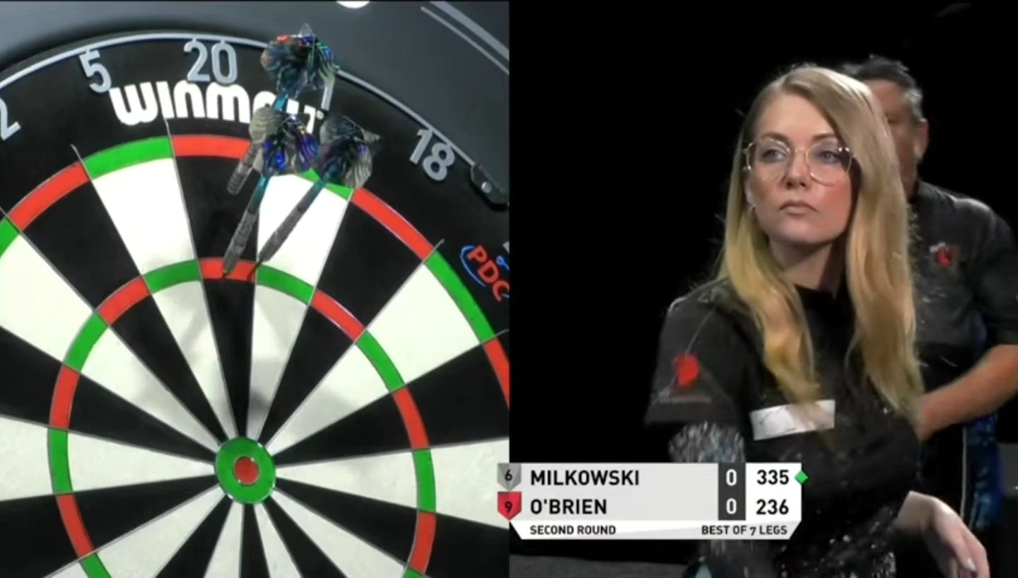 Sarah competes in the PDC Women's Series