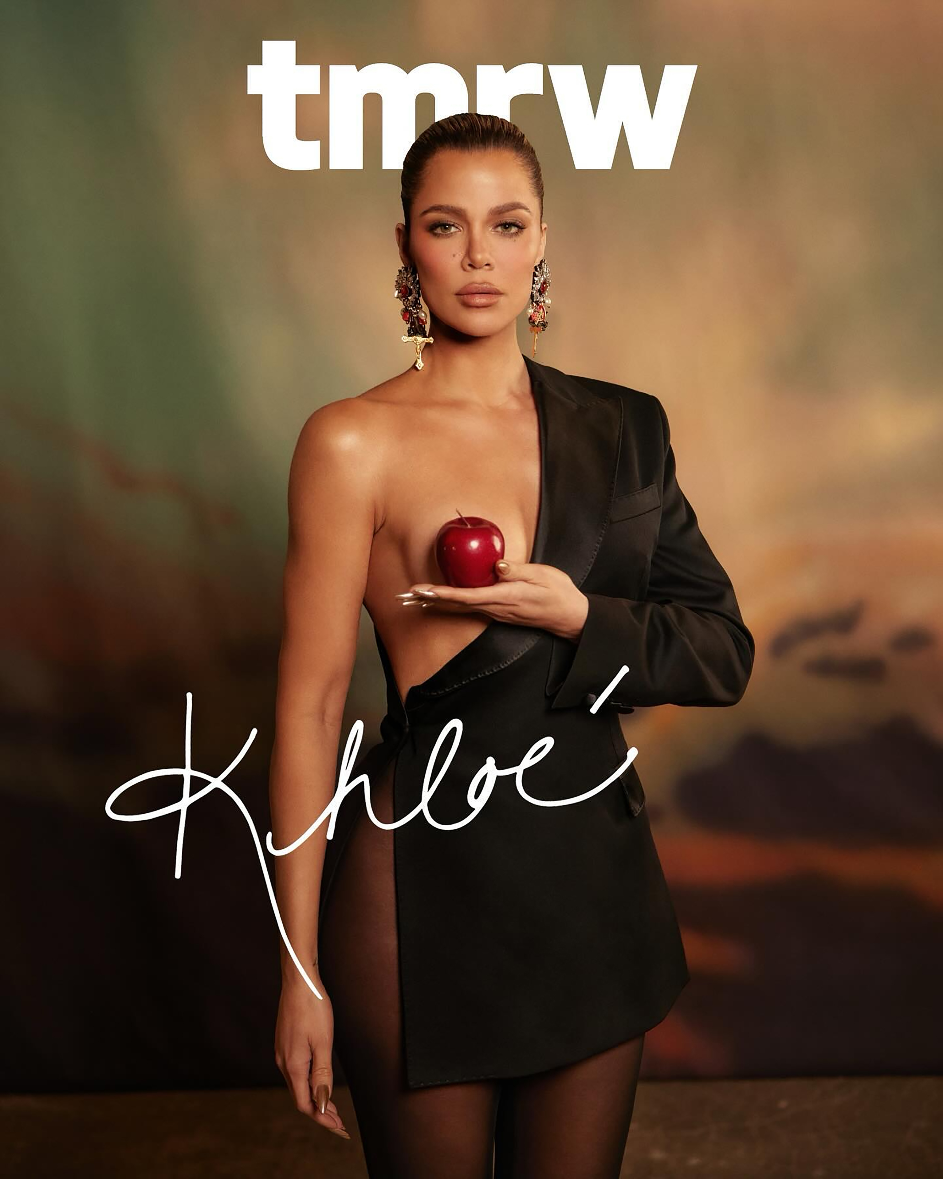 Scott commented on Khloe's sexy cover photo for tmrw magazine