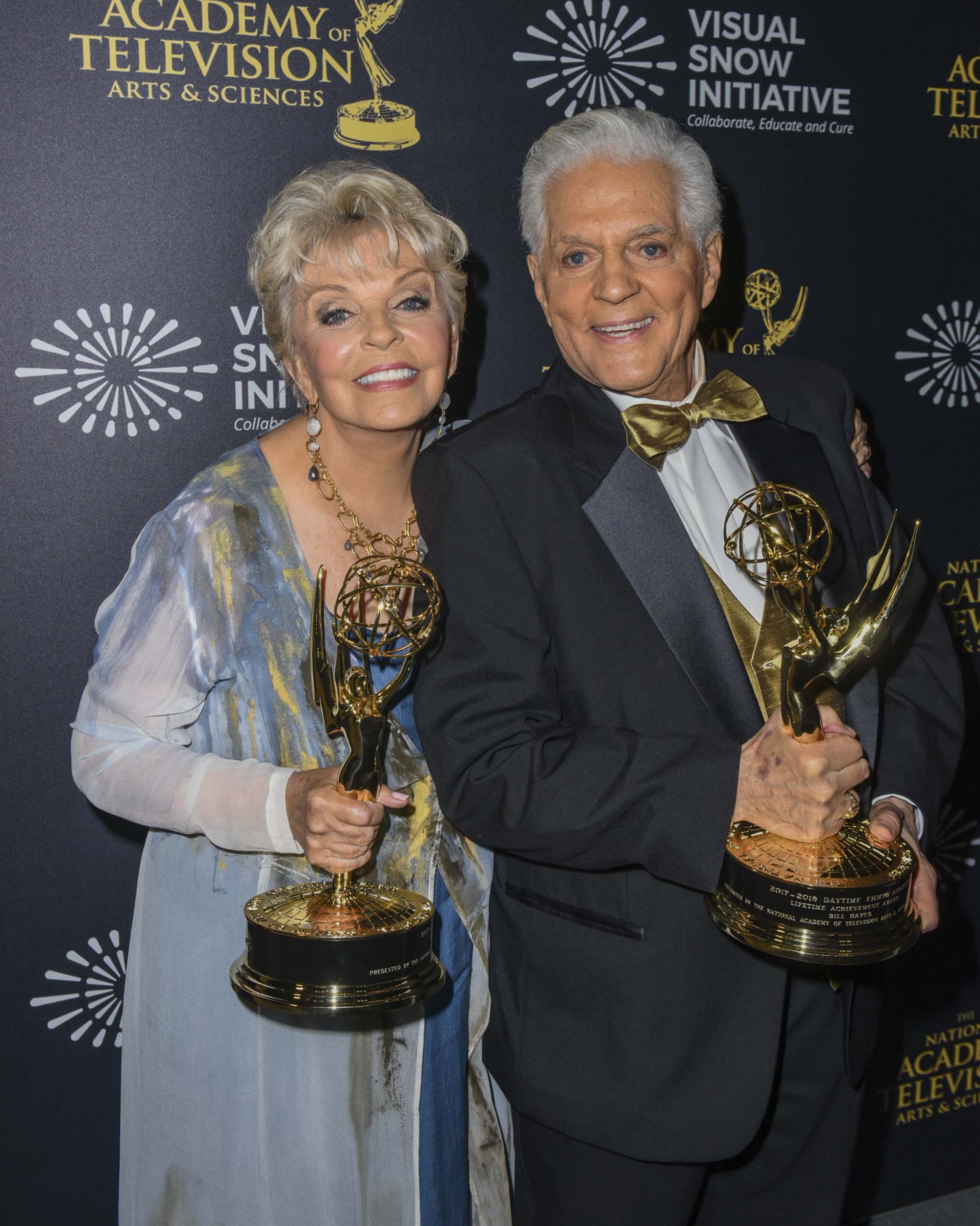 Bill Hayes and Susan Seaforth Hayes attend the 45th Daytime Emmy Awards on April 29, 2018, in Los Angeles, California