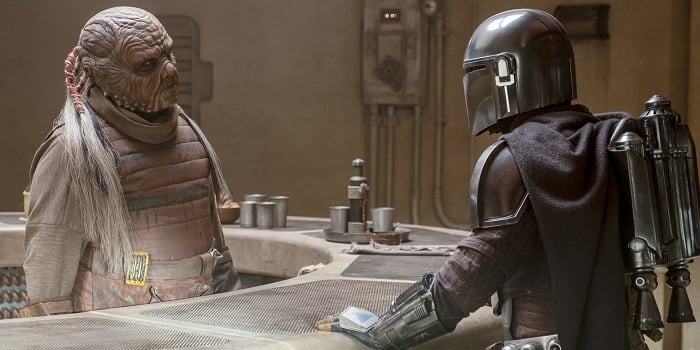 A scene from The Mandalorian