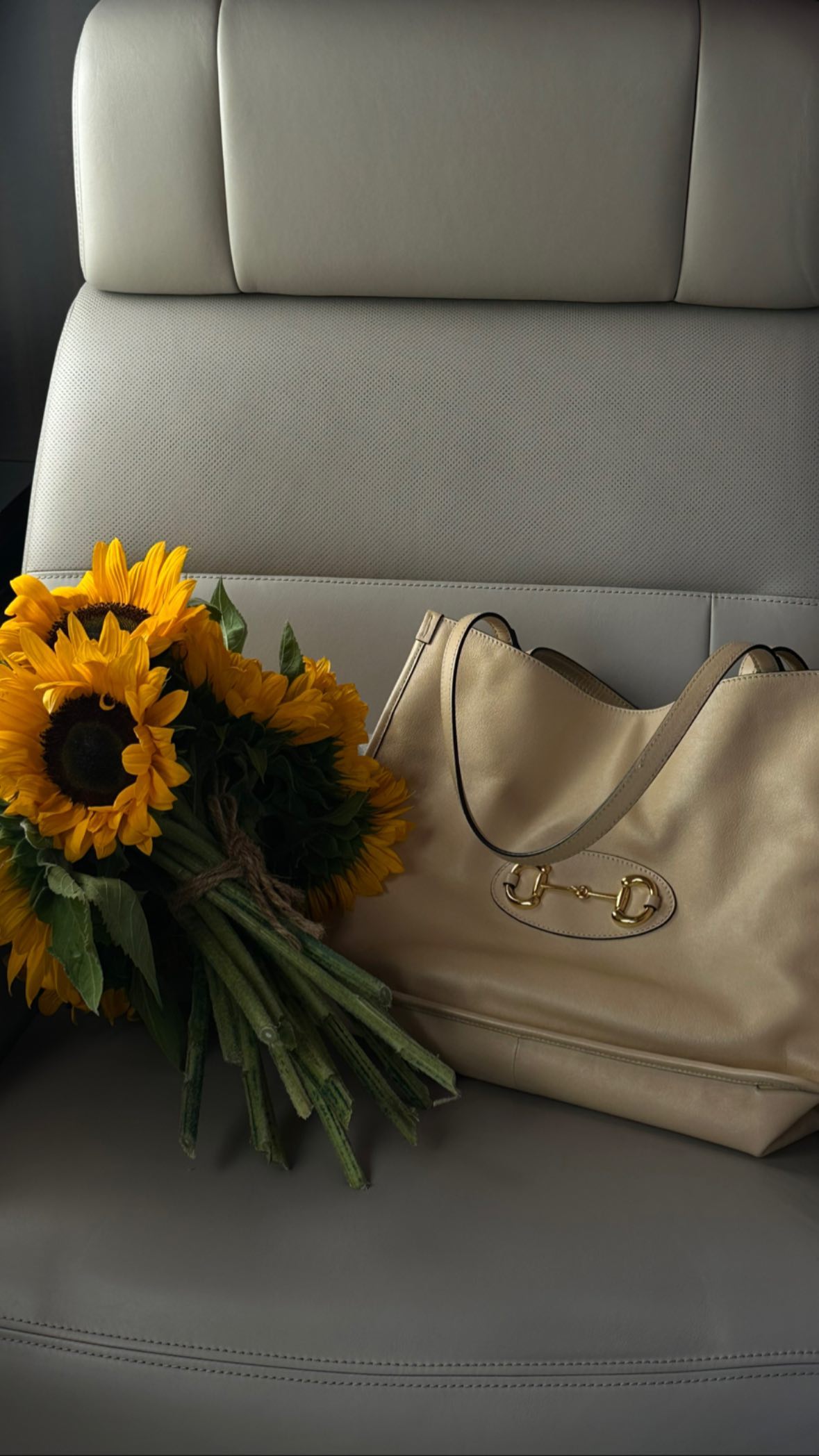 Kendall showed off a $1.3K vintage Gucci purse inside her $115K Mercedes