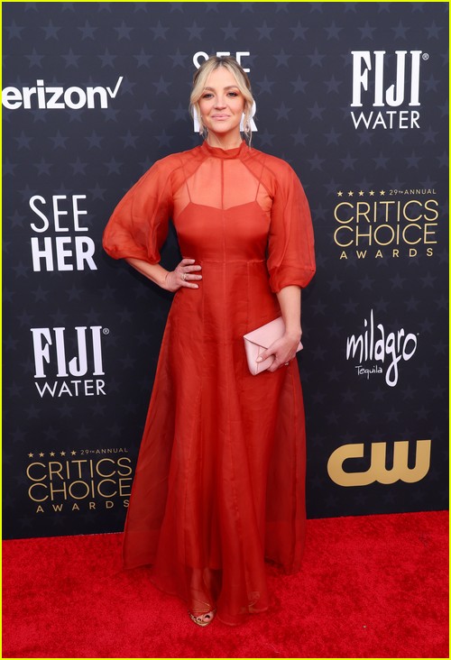 The Bear’s Abby Elliott at the Critics Choice Awards