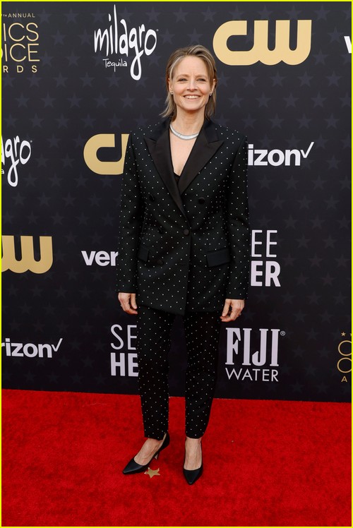 Nyad’s Jodie Foster at the Critics Choice Awards